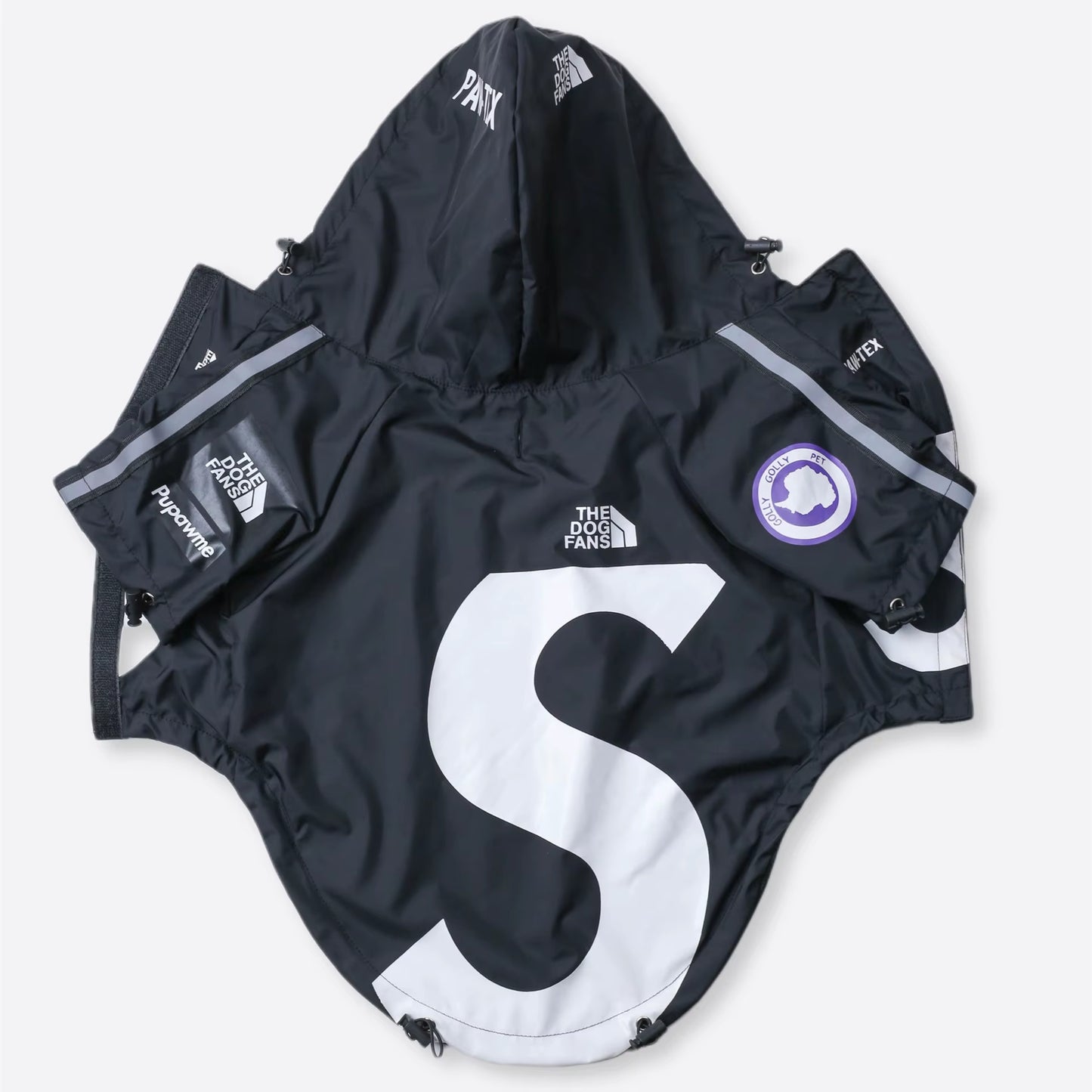 Waterproof Dog Raincoat and Windbreaker Jacket for Small and Large Breeds, Ideal for French Bulldogs and Chihuahuas