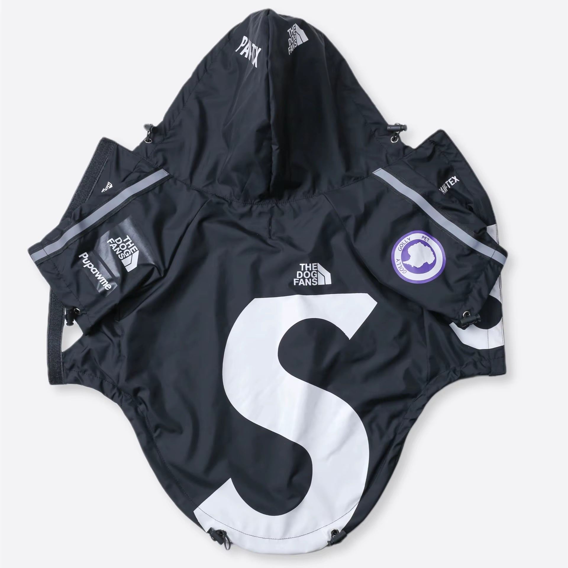 Waterproof Dog Raincoat and Windbreaker Jacket for Small and Large Breeds, Ideal for French Bulldogs and Chihuahuas